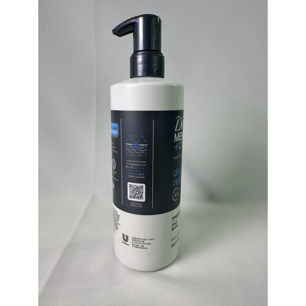 DOVE MEN + CARE Advanced Care Face + Body‎ Cleanser Dry Repair for Dry Skin 16.9